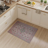 Pink Persian Floral Area Rug