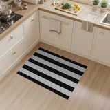 Stripe Black and White Bold Black White Vertical Stripe Area Rug