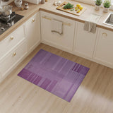 Geometric Modern Purple Purple Geometric Block Area Rug