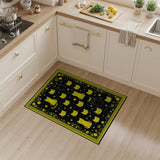 Playful Yellow Cats Area Rug