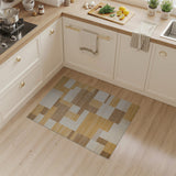 Modern Geometric Beige Tan Area Rug