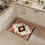Southwestern Geometric Area Rug in Brown Tones