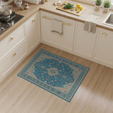 Traditional Persian Medallion Teal Persian Medallion Area Rug