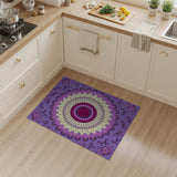 Purple Mandala Boho Boho Chic Area Rug