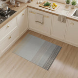 Beige Ombre Gradient Stripe Area Rug