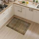 Brown and Tan Geometric Brown Tan Woven Area Rug