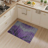 Purple Gradient Abstract Area Rug