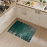 Abstract Area Emerald Green Distressed Abstract Area Rug