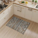 Southwestern Beige and Neutral Beige Southwestern Geometric Area Rug