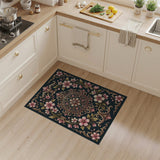 Pink Cherry Blossom Baroque Area Rug