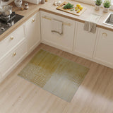 Yellow Dot Fade Geometric Area Rug