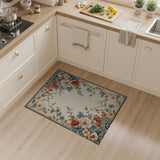 Vintage Floral Garland Area Rug