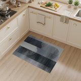 Modern Grey Vertical Geometric Area Rug