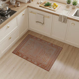 Terracotta Lattice Heritage Tribal Rug