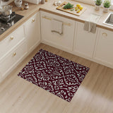 Traditional Persian Red Elegant Red Persian Floral Area Rug