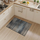 Modern Ombre Striped Grey Area Rug