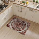 Red Mandala Persian Traditional Persian Area Rug