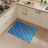 Multi-color and Patterns Rainbow Lattice Geometric Area Rug