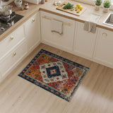 Distressed Multi-Color Southwestern Area Rug