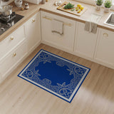 Ornate Celtic Knot Blue Area Rug