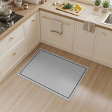 Minimalist Black Border Area Rug