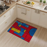 Bold Primary Geometric Area Rug