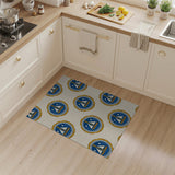 Nautical Ship Seal Medallion Pattern Rug