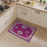 Purple Ornate Purple Persian Area Rug