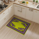Purple Crab Coastal Area Rug