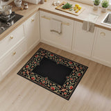Traditional Persian Ornate Red Floral Persian Border Rug