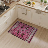 Vibrant Pink Southwestern Cowboy Horse Rug
