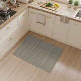 Rustic Farmhouse Brown and Tan Brown Tan Plaid Checkered Area Rug