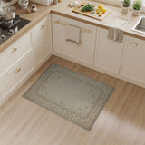 Beige Traditional Persian Border Area Rug