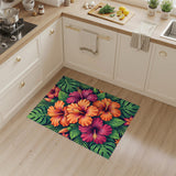 Hibiscus Bloom Multi-Color Area Rug