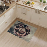 Mystic Moon Phases Mandala Area Rug