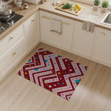 Vibrant Zigzag Multi-Color Geometric Area Rug