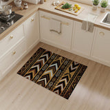 Bold Geometric Southwestern Area Rug in Browns Tans