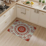 Ornate Red Medallion Persian Area Rug