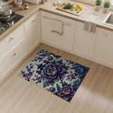 Purple Peony Pagoda Blossom Area Rug