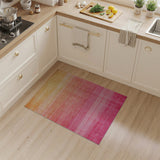 Geometric Modern Sunset Ombre Striped Area Rug