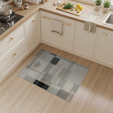Beige and Neutral Geometric Modern Geometric Beige Neutral Area Rug