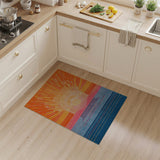 Geometric Modern Multi-color and Patterns Radiant Sunburst Geometric Area Rug