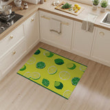 Sunny Lemon Lime Slice Area Rug