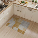 Beige and Neutral Beige Neutral Geometric Modern Area Rug