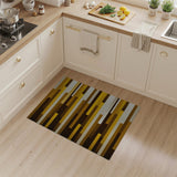 Brown and Tan Brown Tan Geometric Abstract Area Rug