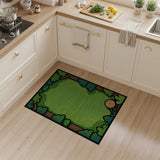 Cartoon Forest Clearing Kids Area Rug