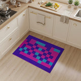 Multi-color and Patterns Geometric Modern Vibrant Geometric Multi-Color Block Area Rug