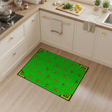 Emerald Green Lucky Clover Area Rug