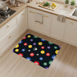 Billiard Balls Multi-Color Area Rug