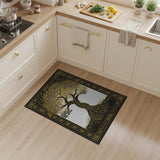 Golden Celtic Tree of Life Heritage Rug